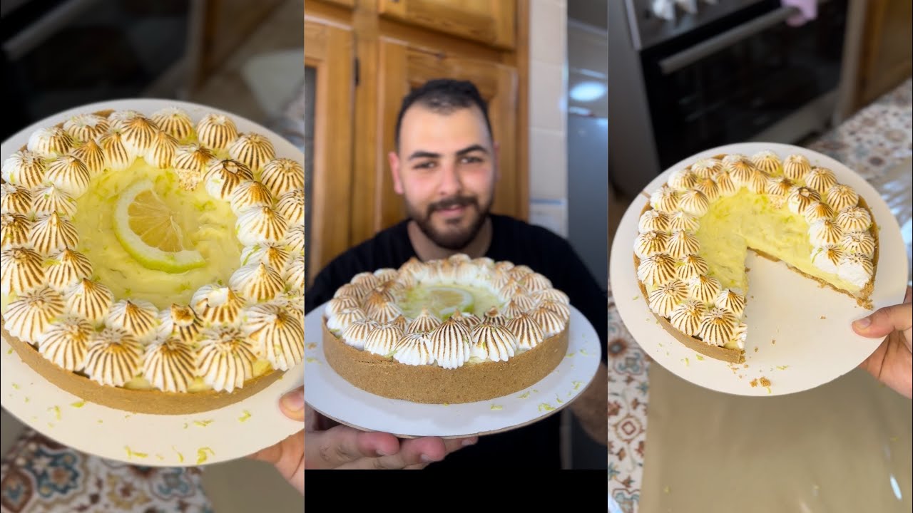 بدون فرن ❌ وبدون طهي ❌وعجينة جبتلكم تارت الليمون 🍋🍋لي توجد في نصف ساعة بكريمة باردة ومنعشة