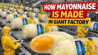 How Mayonnaise Is Made in a Giant Factory | Mayonnaise Production Process