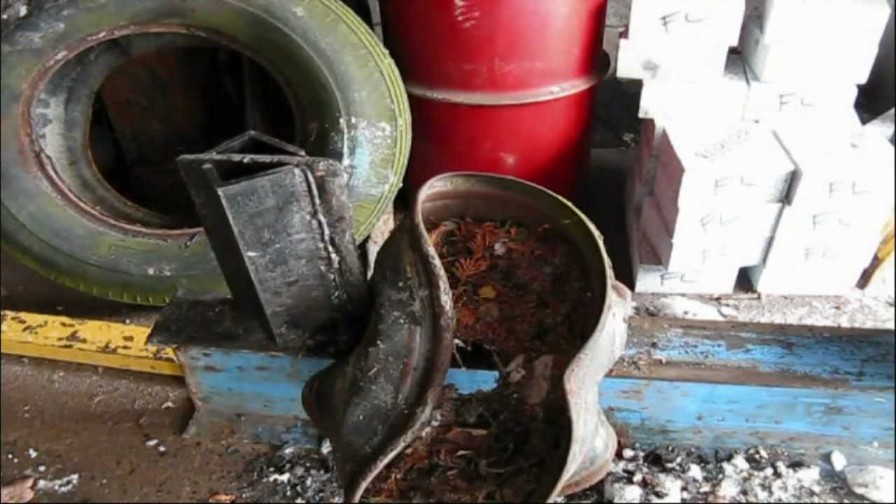 Rewind video crushing an over inflated tire and rim YouTube