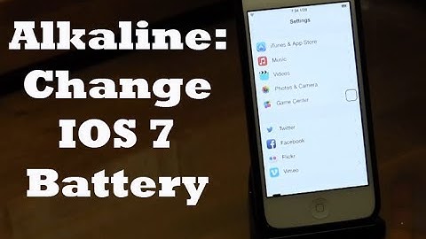 How to Change Status Bar Battery (Alkaline Cydia Tweak)