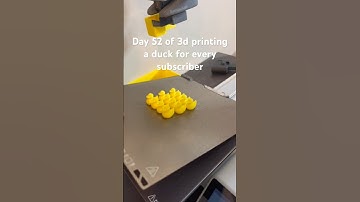 Day 52 of 3d printing a duck for every subscriber#duckarmy #3dprinting