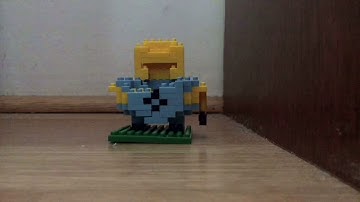 Stop motion build Minion despicable me Nano block