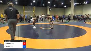 65 Kg Semifinal Joshua Edmond Tiger Style Wrestling Club Vs Cameron Picklo Unattached