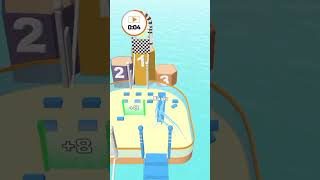 BRIDGE RACE ANDROID GAMES LEVEL 3 #shorts #viralshorts screenshot 5