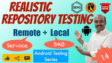 Realistic Repository Testing | Handling Remote + Local Data  - Android Unit Testing - Part 14