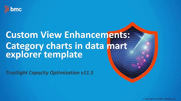 Custom Views - Category Charts in Data Mart Explorer | TrueSight Capacity Optimization