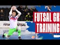 Close-Range Shot-Stopping & Reflex Drills | England Futsal Goalkeeper Training | Futsal Lions
