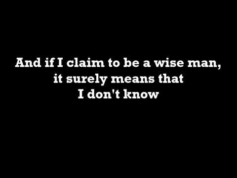 Carry On Wayward Son~Kansas~Lyrics
