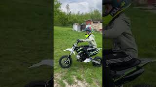 ogluma arazi motoru kullanmayi öğretiyorum dirt bike mmx rooky 110cc semi auto