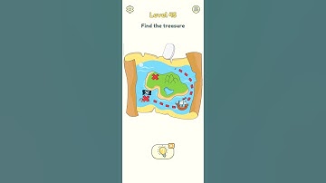 DOP 2 DELETE ONE PART LEVEL 45 FIND THE TREASURE #shorts #gameplay