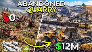 I Turned an Abandoned Quarry into $12M Empire with $0! (Full Movie) | Farming Simulator 25 screenshot 3