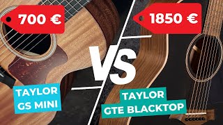 Taylor GS Mini vs. Taylor GTe Blacktop - Wer hätte DAS gedacht?!