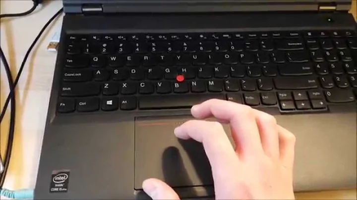 How to properly use the new Lenovo touchpads/trackpads