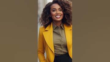 Yellow Color Combo #styletips #colorpalette #aiimagery