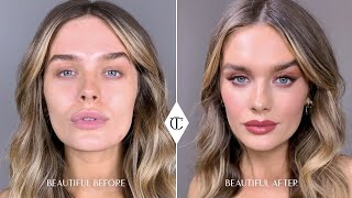 How To Perfect Red Eye Makeup With NEW! Walk of Shame Palette ft.Chloe Lloyd | Charlotte Tilbury