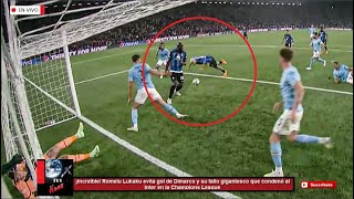 ¡Increíble! Lukaku evita gol de Dimarco y su fallo gigantesco condena al Inter en Champions League