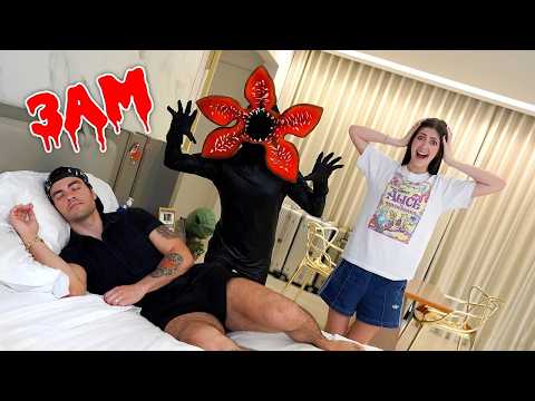 A STRANGER THINGS DEMOGORGON SHOWED UP AT MY HOUSE!!