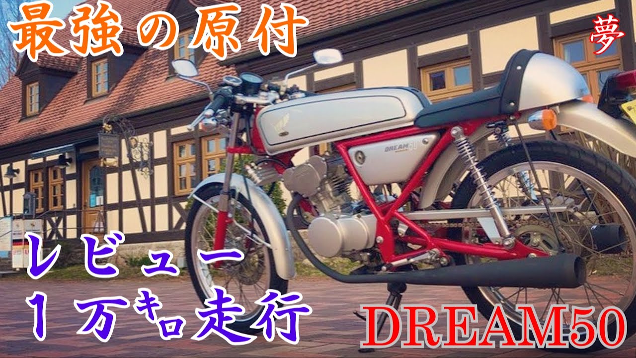 最強の原付 1万km走行後のレビュー【HONDA ドリーム50】モトブログ