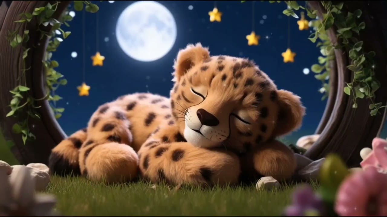 Tiger Under the Moonlight 🐅🌙 | Gentle Night Lullaby for Deep Sleep