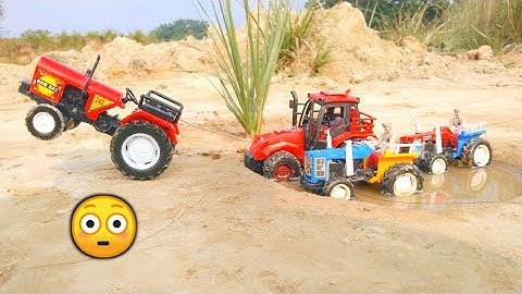 Diy tractor stuck in mud mini science project || Part-17 || Tractor video || @shubbucreator