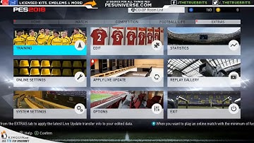 PES 2018 - PC Tutorial - How to Install an Option File