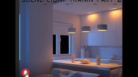 3ds max vray interior lighting and rendering video scene light tranin part 2