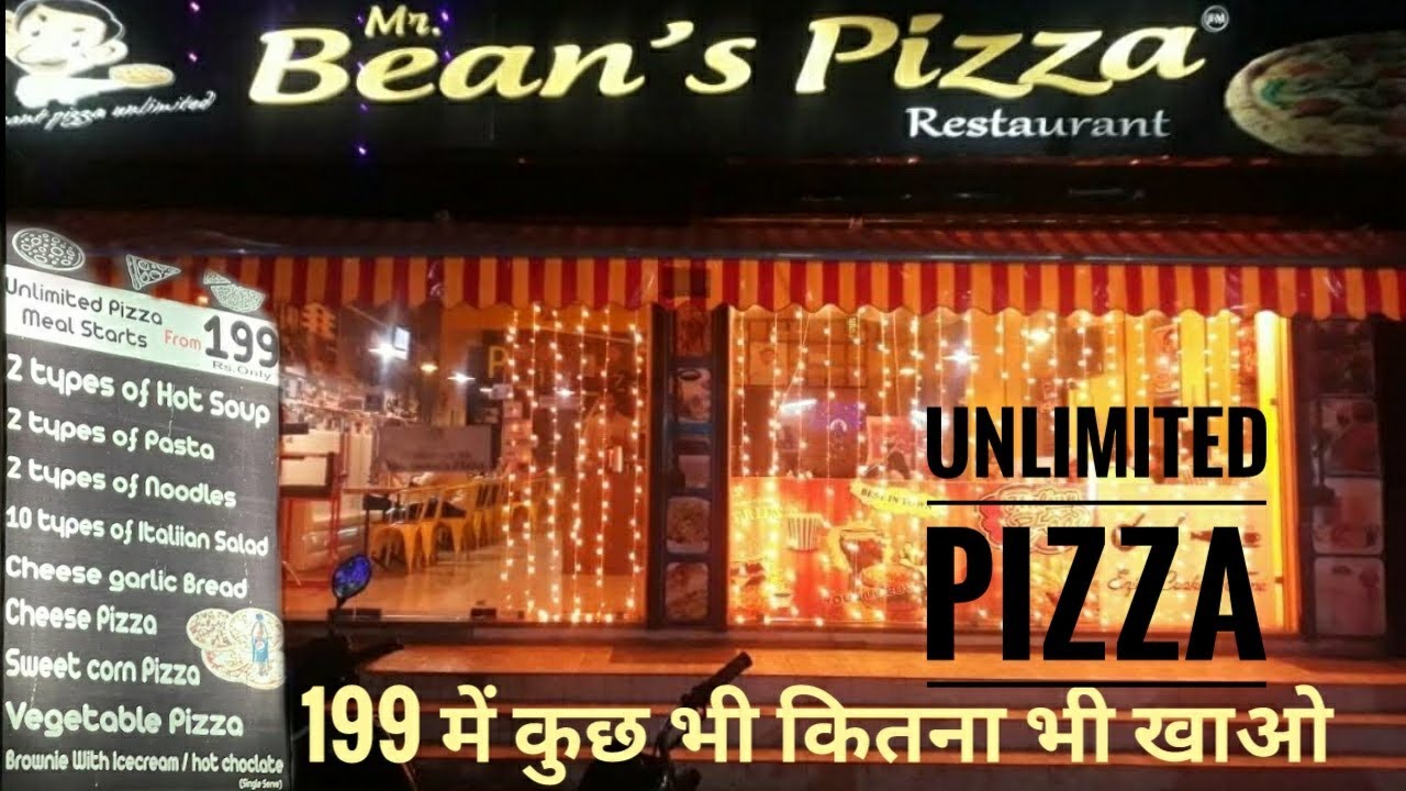 Mr. Beans Pizza Kota Unlimited Pizza Meal Kota Food Vlogs Krishna Path YouTube