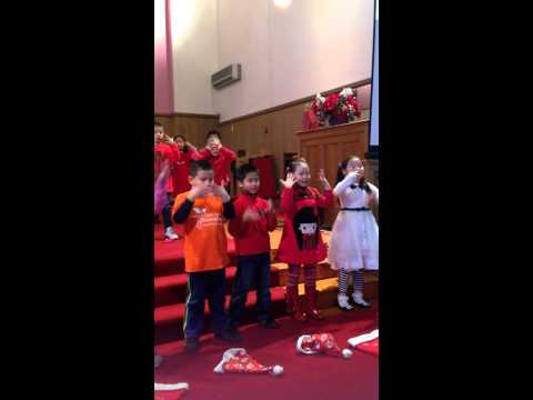 2014 费城闽恩教会圣诞节 儿童主日学 Listen