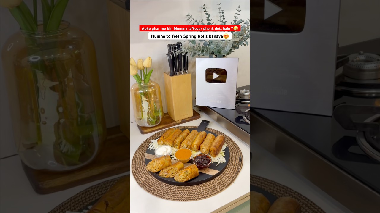 Raat Ki Chowmein Ka Kuch Aur Plan Tha🤣#cooking #foodvlog #springroll #familydrama #shorts #food