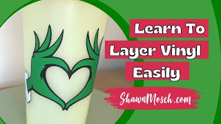 Learn How To Layer Adhesive Vinyl - Parchment Paper Hack!