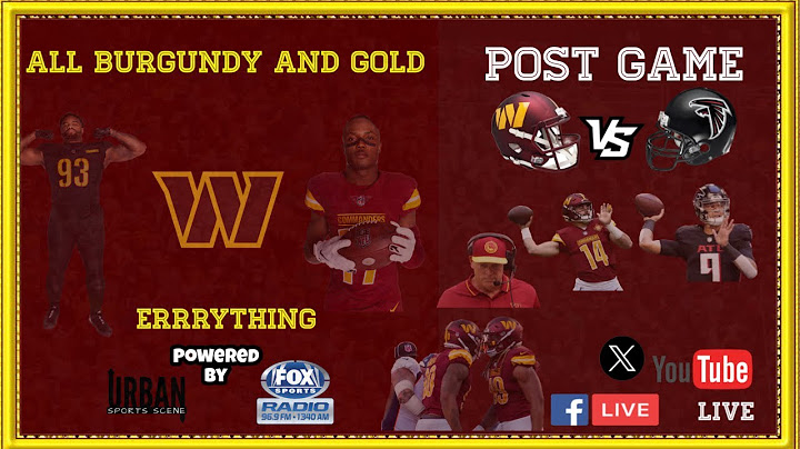Washington Commanders vs. Atlanta Falcons Post Game Live Reaction #HTTC #NFL