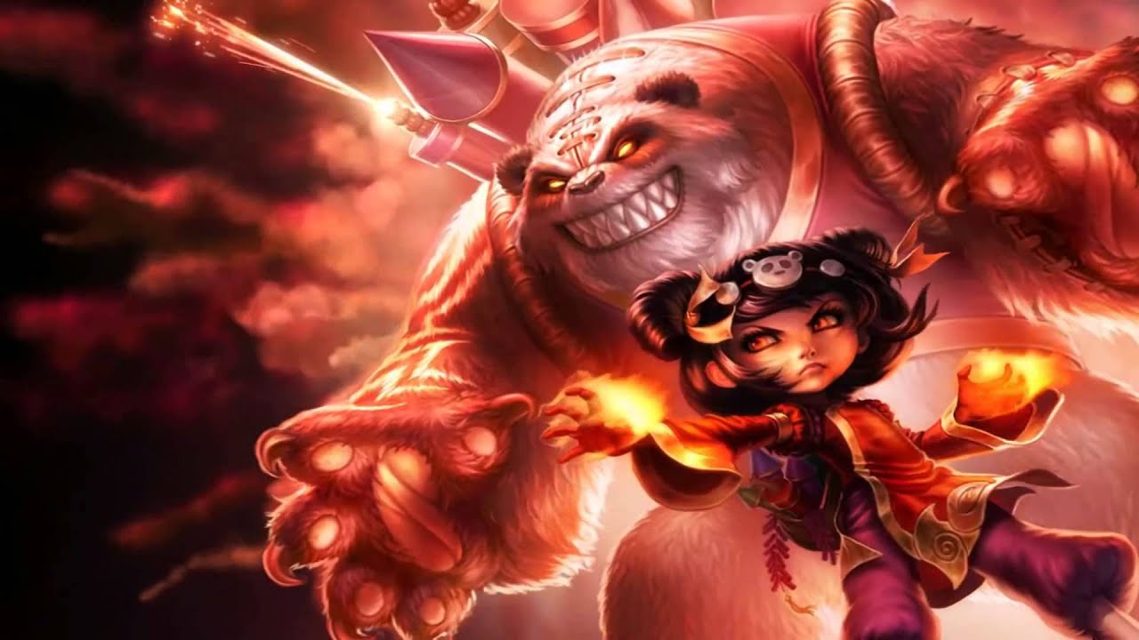  League of Legends  Panda  Annie Login Animation Music 