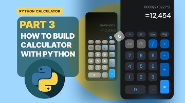 (PART 3) Build a Modern UI Calculator in Python Tkinter | Step-by-Step Tutorial