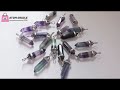 Fluorite Necklace Crystal Pendant Natural Gem Stone Hexagonal Pendulum Fashion Jewelry