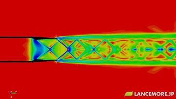 LS-DYNA Sample Model No.318 Shock Diamond