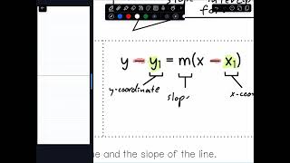 Point Slope Form Notes