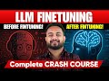 LLM Fine-Tuning Crash Course: Finetune model on PDFs, Instruction FT, Preference Training (DPO/RLHF)