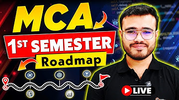 🤩MCA First Semester Complete Roadmap 2025!📚Subjects, Practicals & Tips💥#mca #semester1 #roadmap