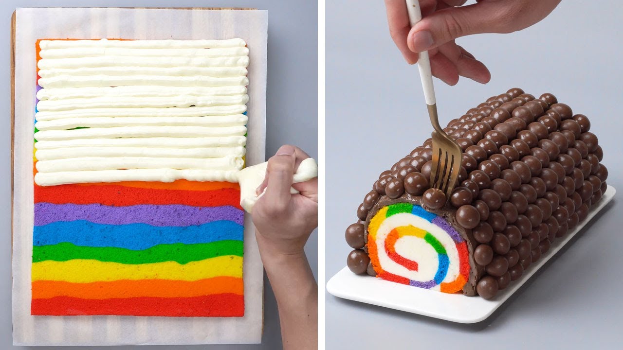 The Best Rainbow Cake Decorating Ideas | Awesome Rainbow Cake Recipes ...