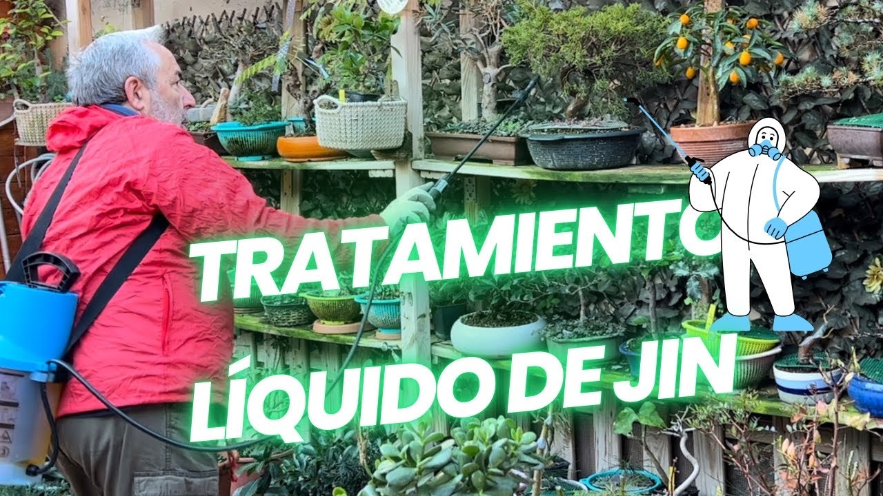 ✅FUNGICIDA y para plagas en bonsai [liquido jin]