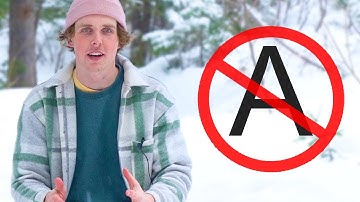 the video ends when I use a word with an "A" in it