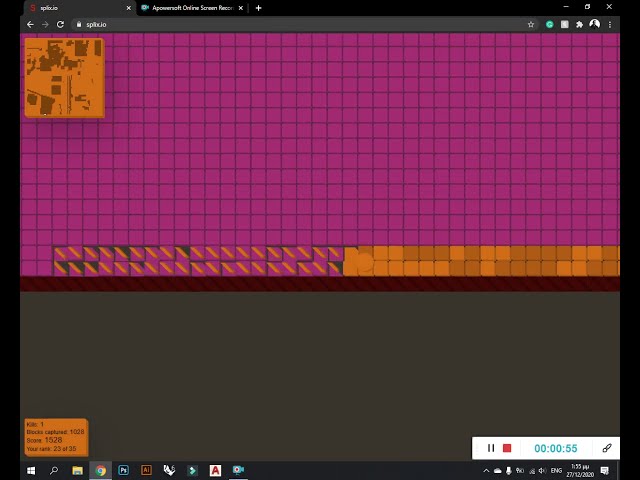 Heatmap for Splix.io