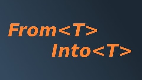 Rustcast #6 - traits From and Into in Rust programming language