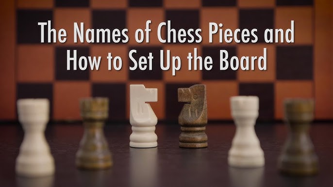 How To Pronounce Chess Pieces Names  King Queen Bishop Knight Rook Pawn 