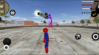 Spider Stickman Rope Hero - Гигантский Стикмен - 5 серия