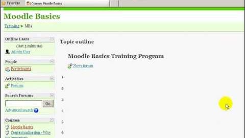 Moodle: send mesaage to students in course