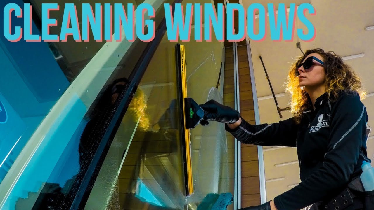 window cleaner and wife