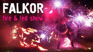 Огненное фаер шоу Фалькор / fire show Falkor