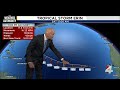 11 p.m. Tropics update, Hot with late day storms Tuesday