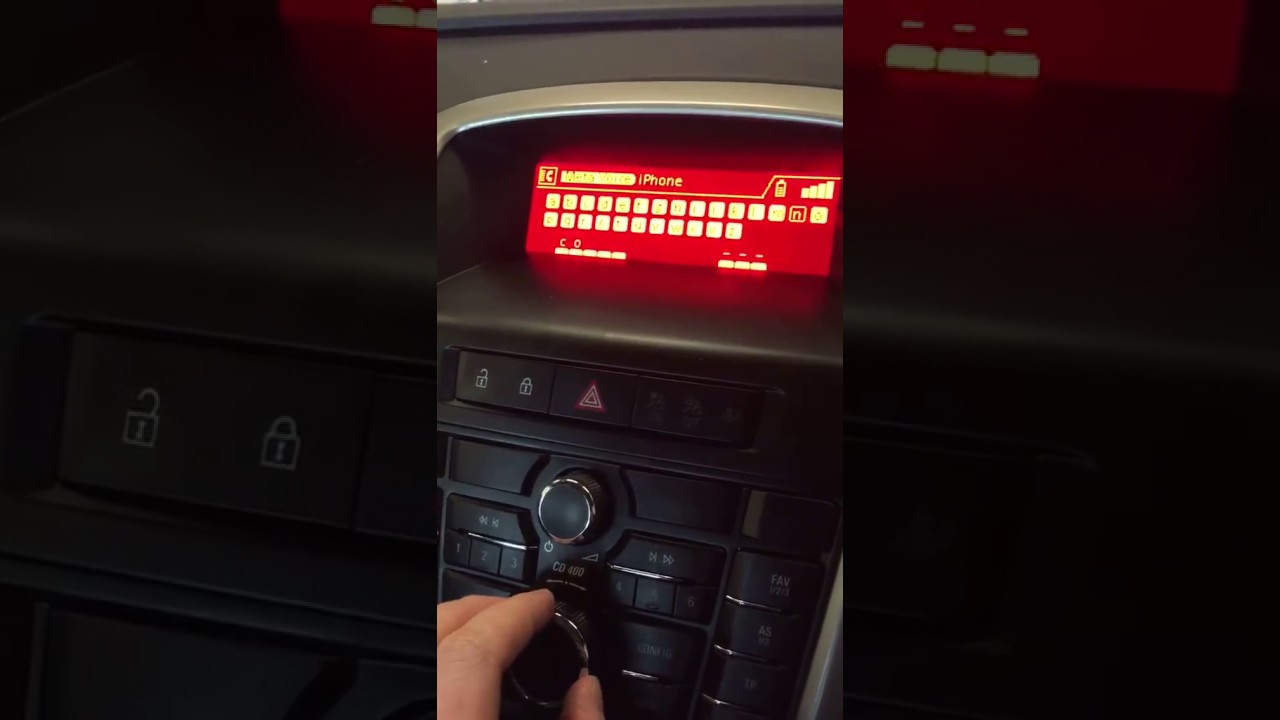 Cd 400 opel bluetooth